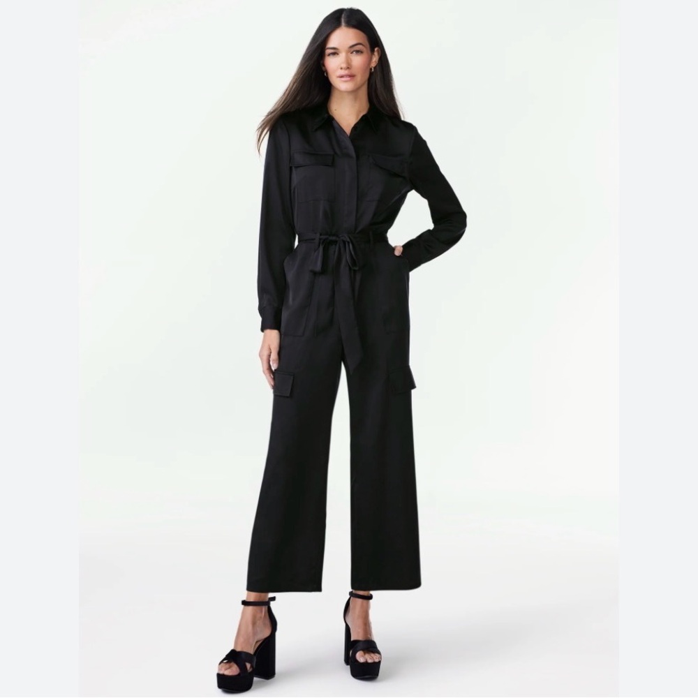 Scoop Satin Jumpsuit | 6